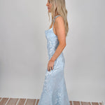 Cindy Floral Flared Maxi Dress - PAPER DOLL