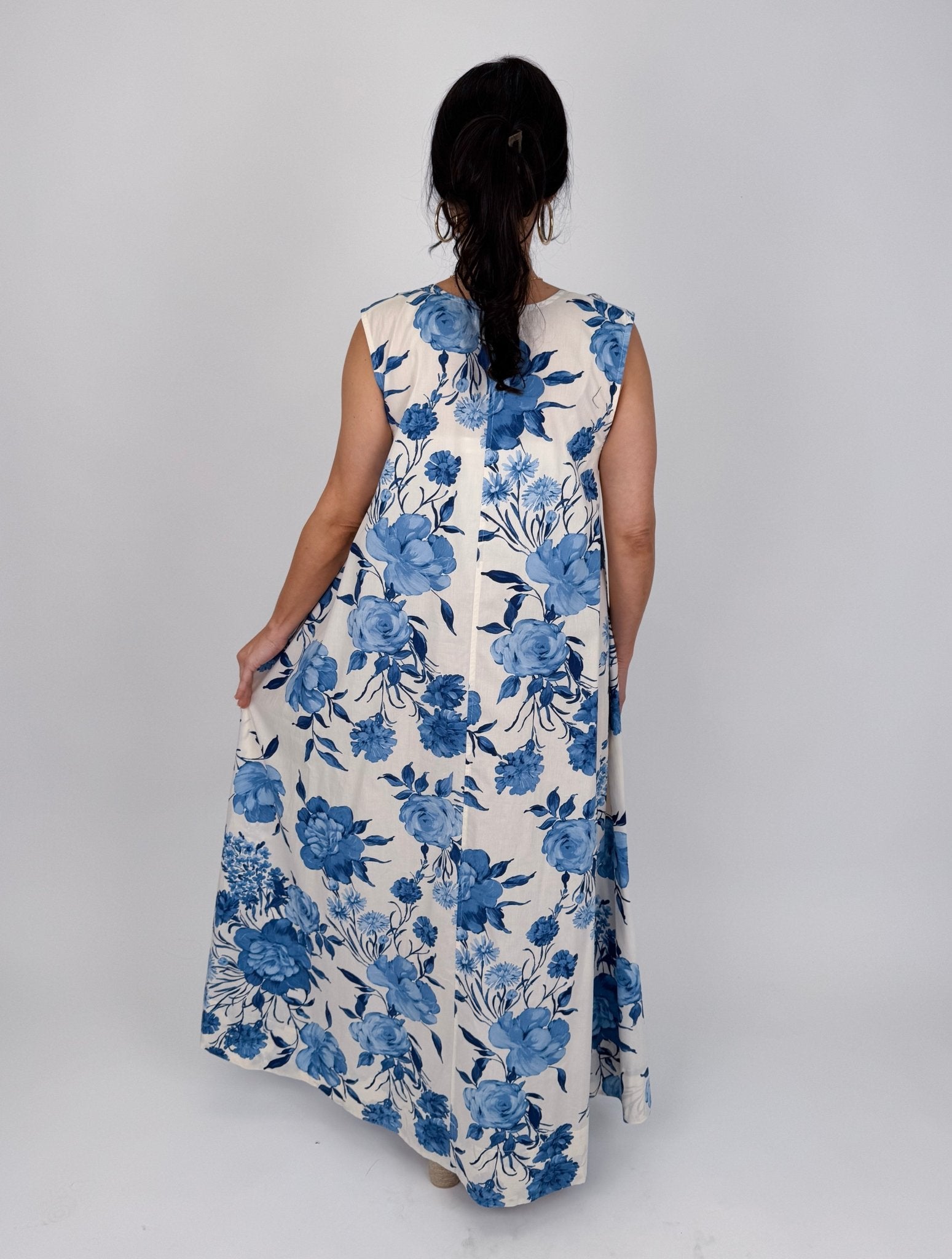 Not A Day Late Floral Maxi Dress - PAPER DOLL