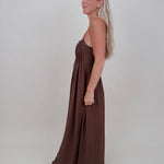 Liv Pintuck Midi Dress - PAPER DOLL