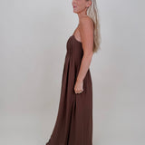 Liv Pintuck Midi Dress - PAPER DOLL