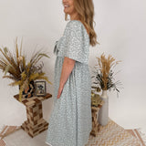 Streets of Joy Floral Midi Dress - PAPER DOLL
