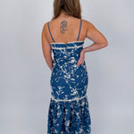 Summer Embroidery Detail Midi Dress - PAPER DOLL