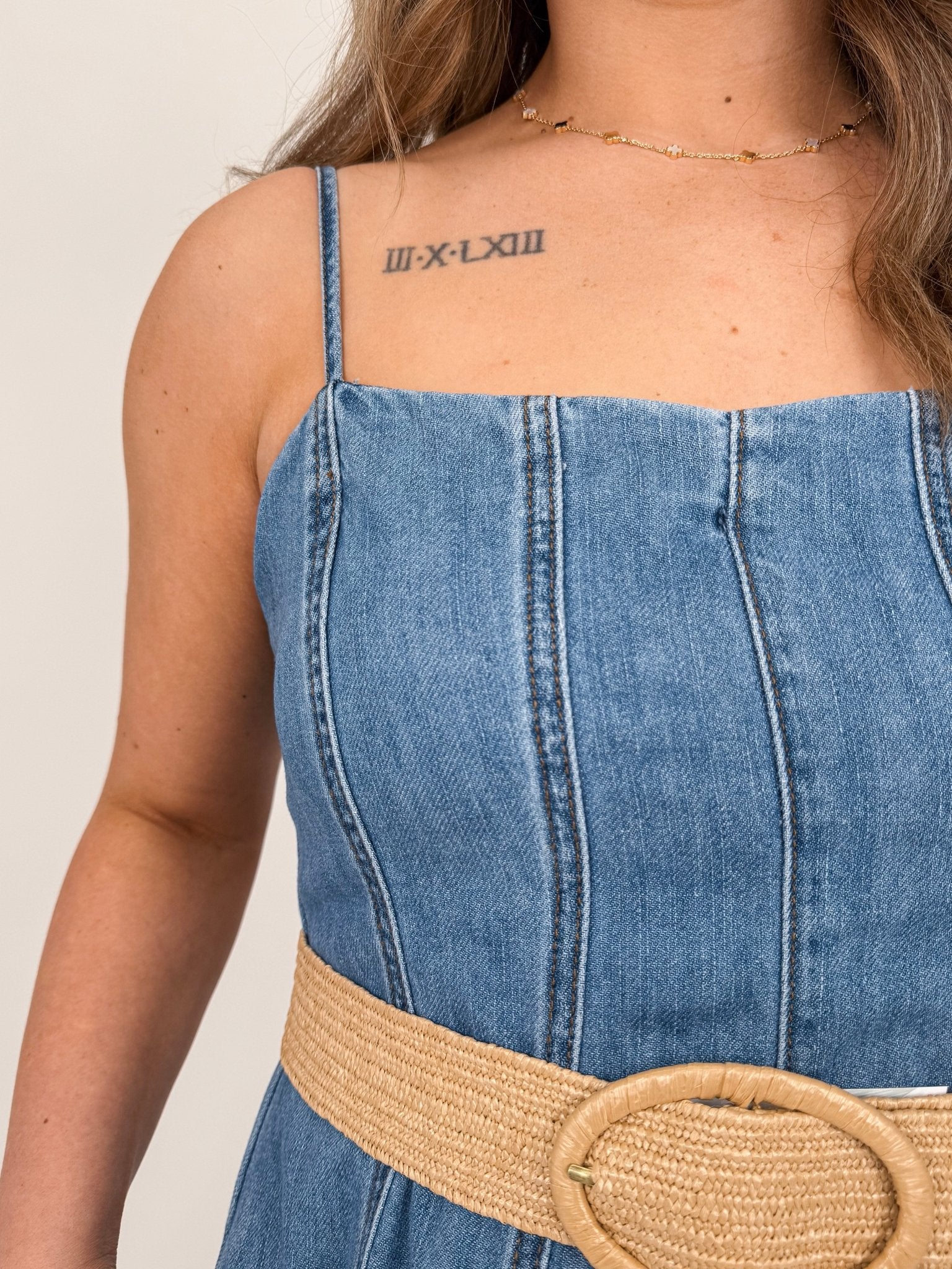Leighton Paneled Romper - PAPER DOLL