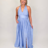 Find Me In Cabo Halter Dress - PAPER DOLL