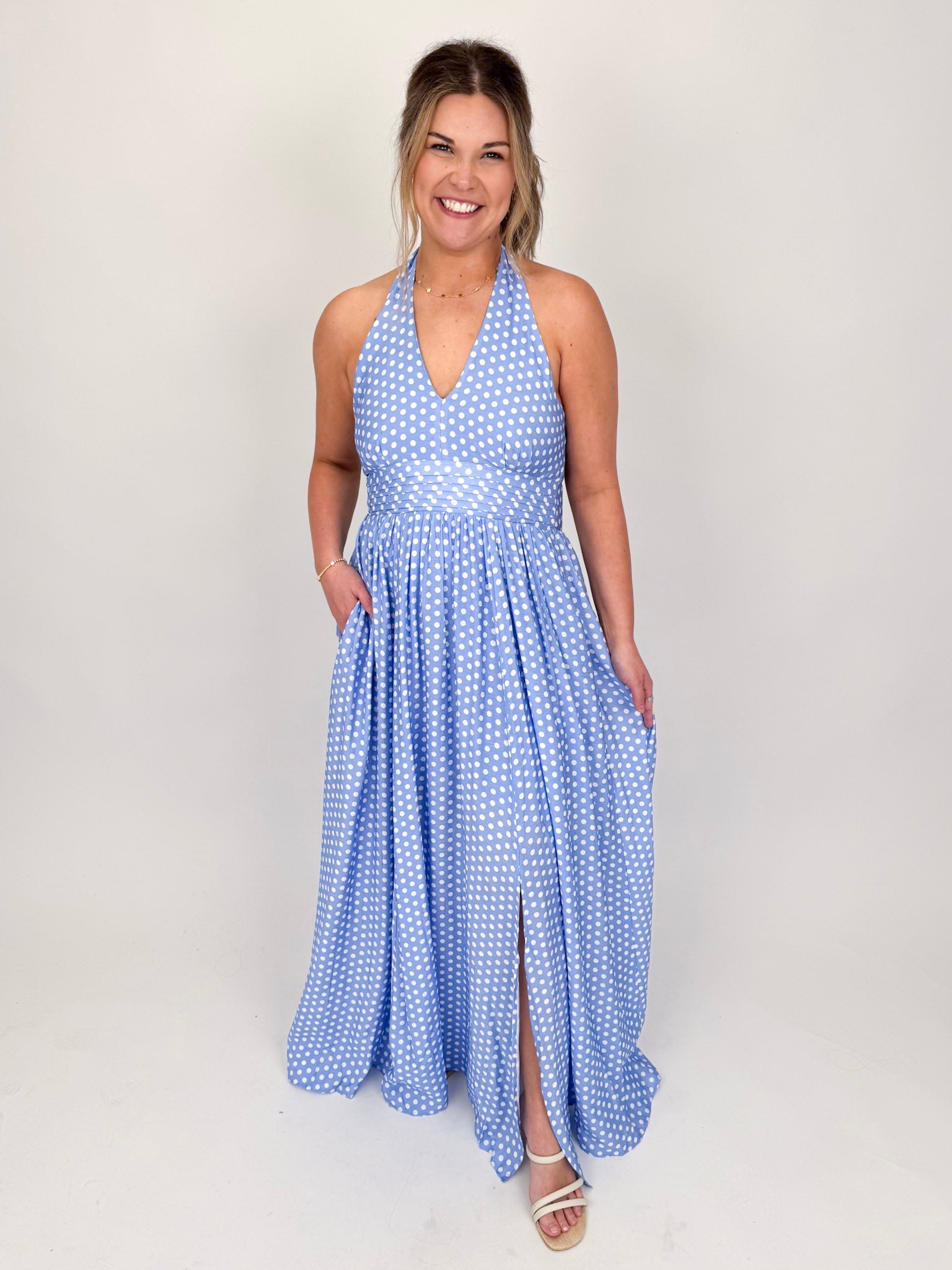 Find Me In Cabo Halter Dress - PAPER DOLL