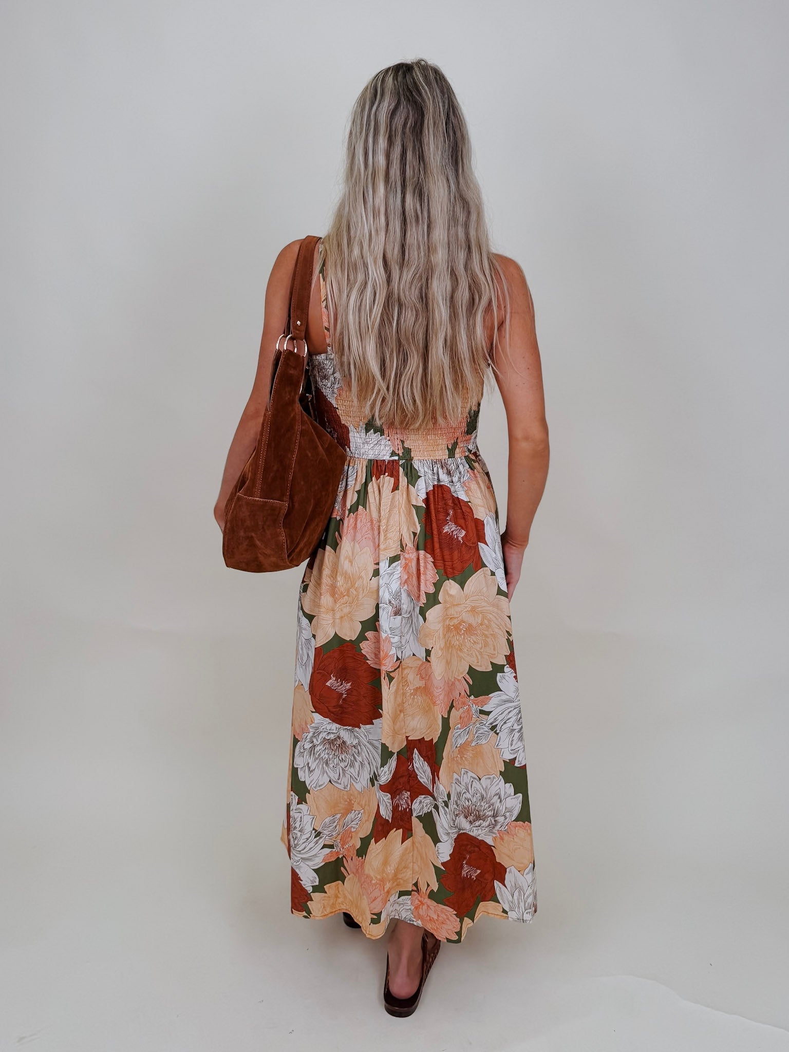 Laura Grace Pleated Midi Dress - PAPER DOLL