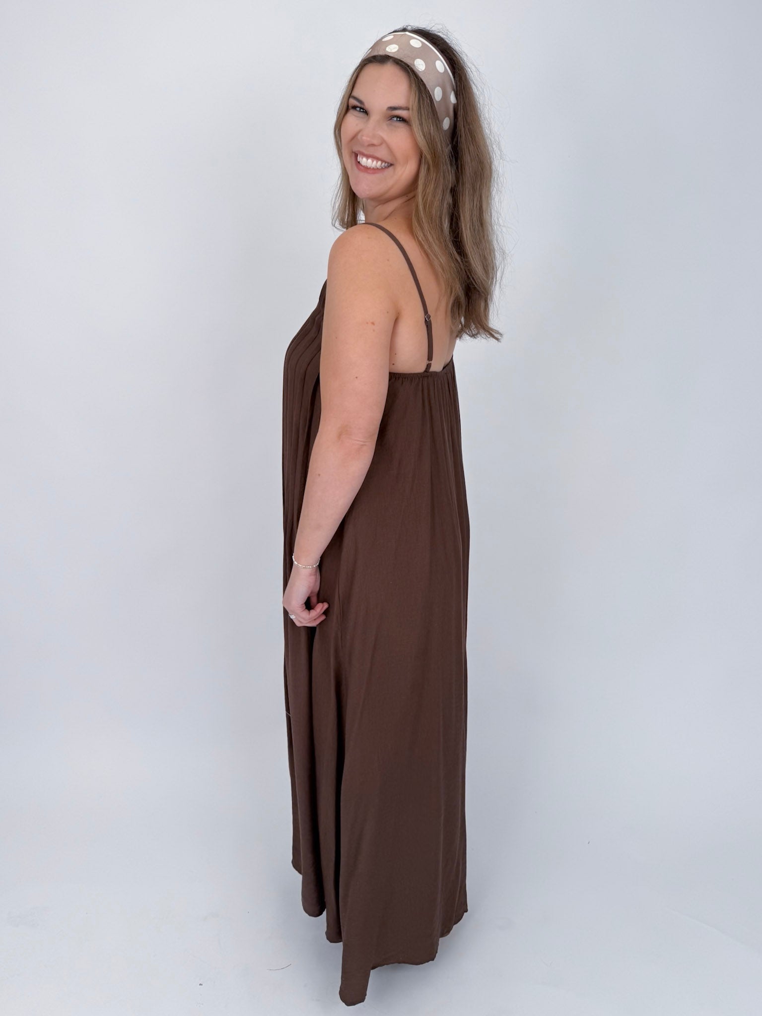 Elevated Summer Pleated Maxi Dress - PAPER DOLL