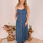 Colsie Button Down Maxi Dress - PAPER DOLL