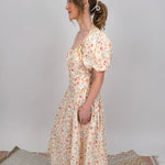 The Eleanor Floral Midi Dress - PAPER DOLL