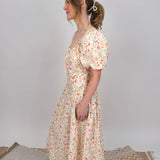 The Eleanor Floral Midi Dress - PAPER DOLL
