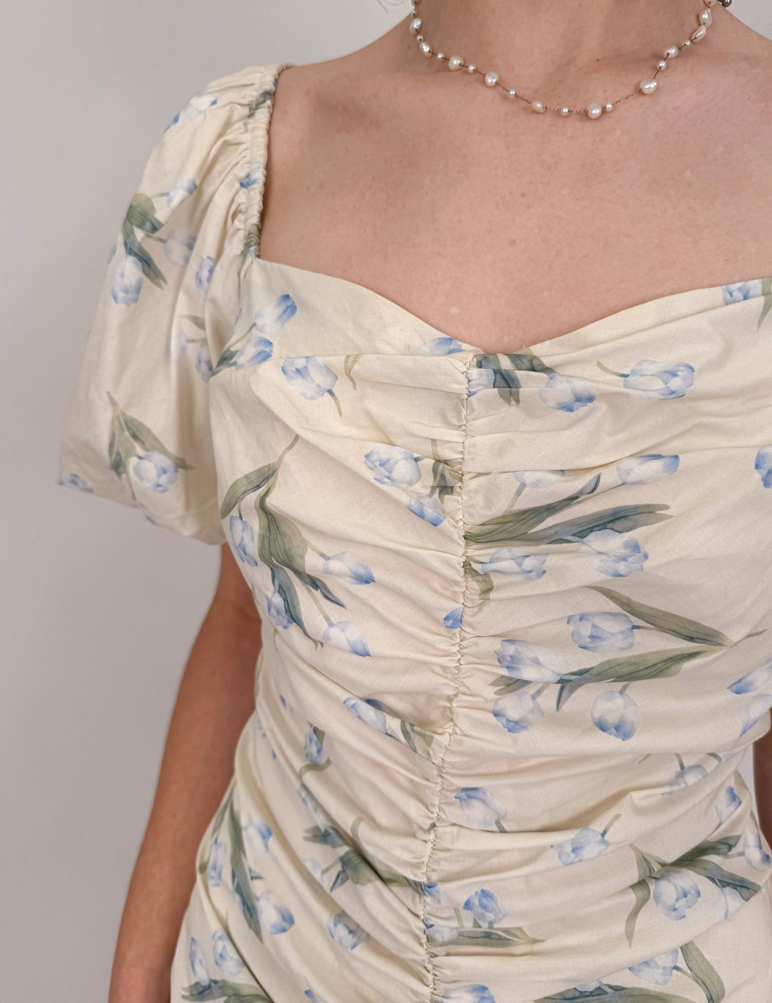 Sunlit Garden Midi Dress - PAPER DOLL