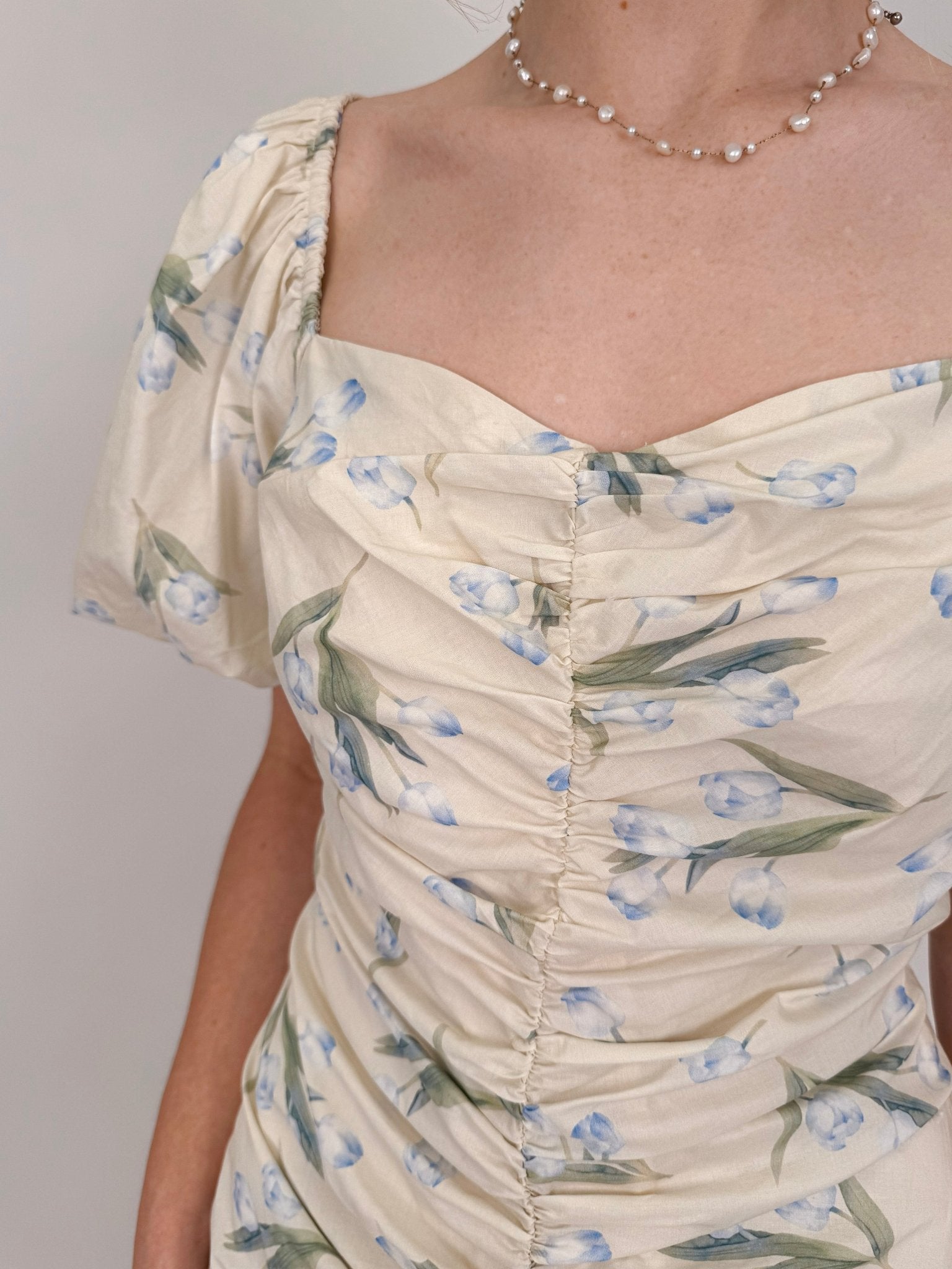 Sunlit Garden Midi Dress - PAPER DOLL