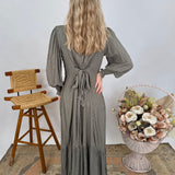 Jasmine Swiss Dot Maxi Dress - PAPER DOLL