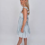 Ella Eyelet Babydoll Mini Dress - PAPER DOLL