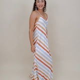 Sherri Lynn Wide Stripe Midi Dress - PAPER DOLL