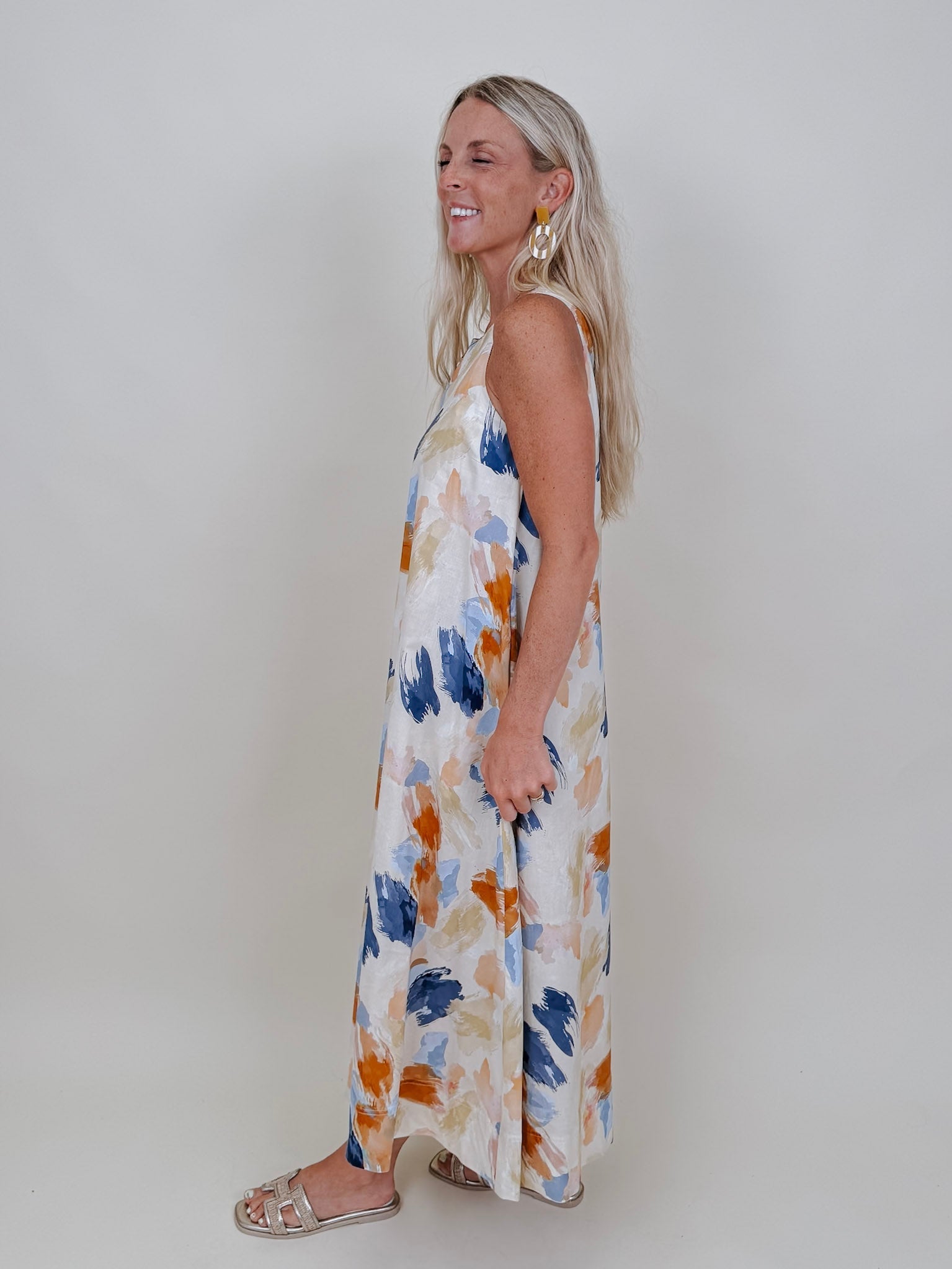 Elysia Flowy Midi Dress - PAPER DOLL