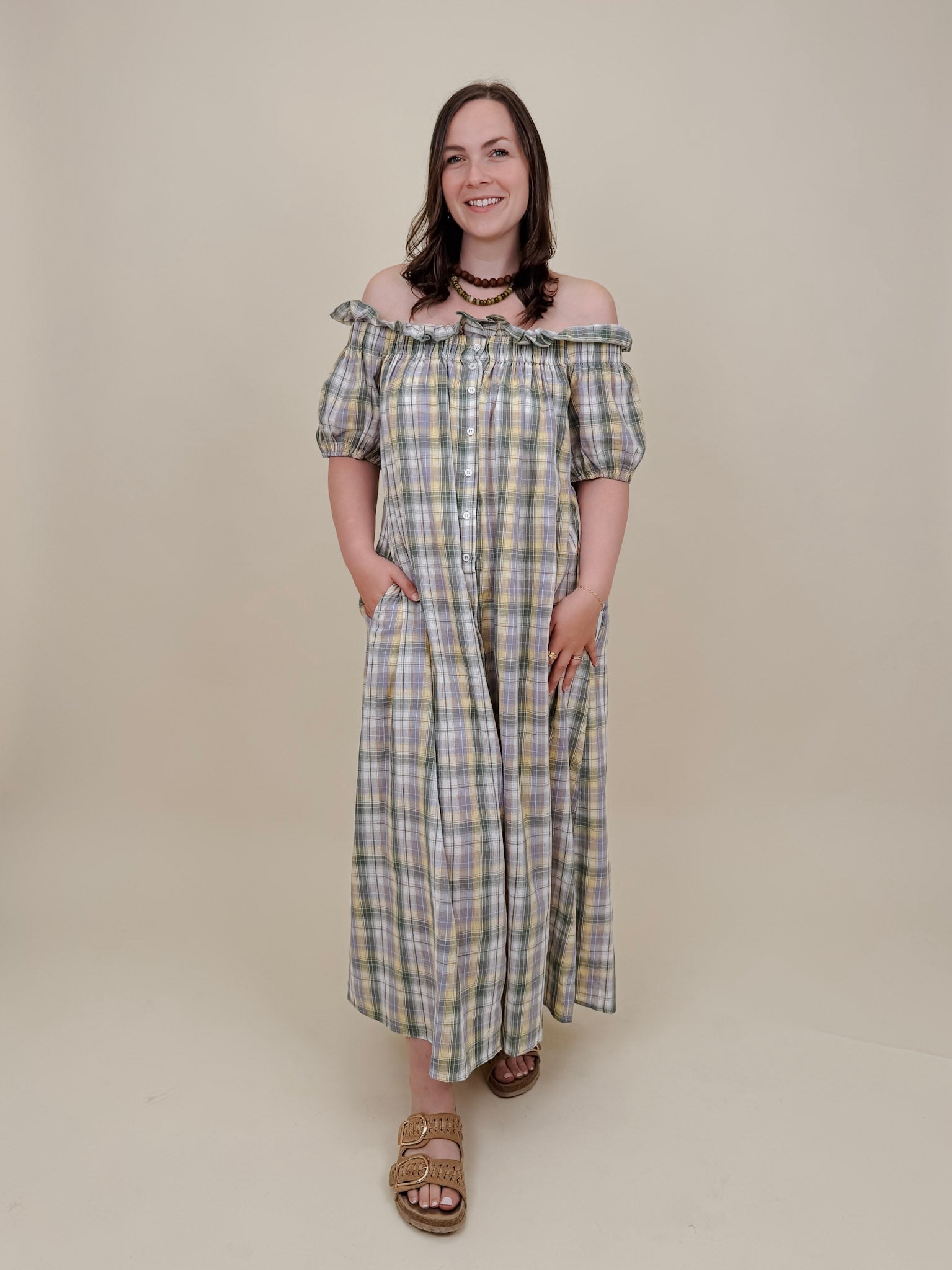 Lesson Planned Midi Dress - PAPER DOLL