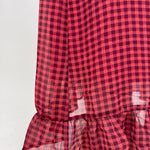Bonnie Gingham Frill Maxi Dress - PAPER DOLL