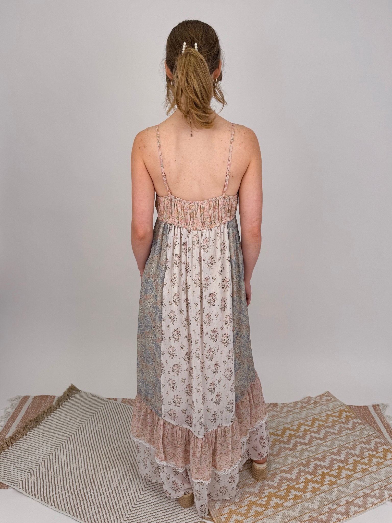 The Florence Multi Floral Dress - PAPER DOLL