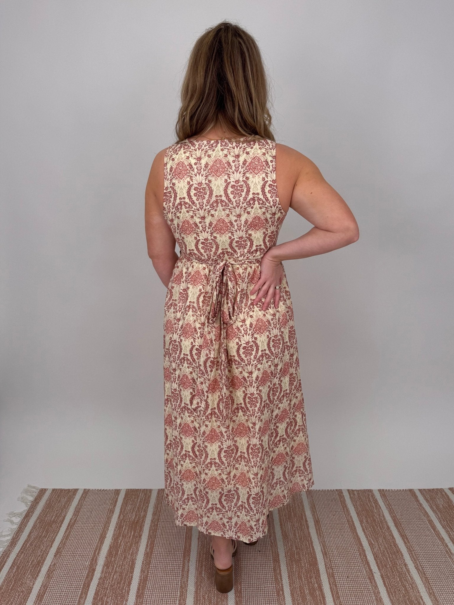 Waverly Wrap Midi Dress - PAPER DOLL
