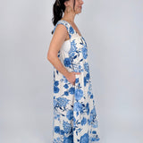 Not A Day Late Floral Maxi Dress - PAPER DOLL