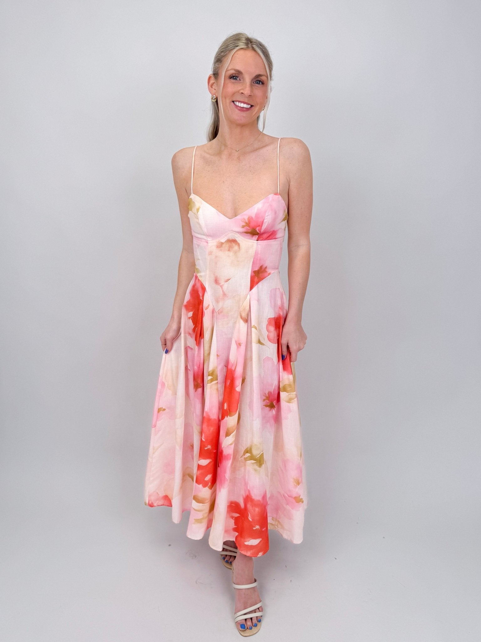 Quiet Confidence Midi Dress - PAPER DOLL