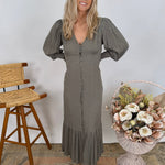 Jasmine Swiss Dot Maxi Dress - PAPER DOLL