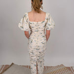 Sunlit Garden Midi Dress - PAPER DOLL