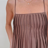 Liv Pintuck Midi Dress - PAPER DOLL