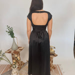 Destiny Satin Midi Dress - PAPER DOLL