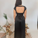 Destiny Satin Midi Dress - PAPER DOLL