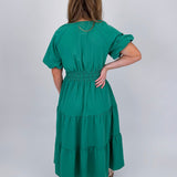 Time Will Tell Tiered Midi Dress - PAPER DOLL