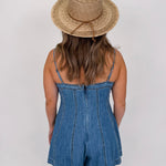 Leighton Paneled Romper - PAPER DOLL