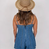 Leighton Paneled Romper - PAPER DOLL
