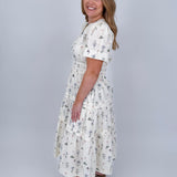 Wanda Floral Midi Dress - PAPER DOLL