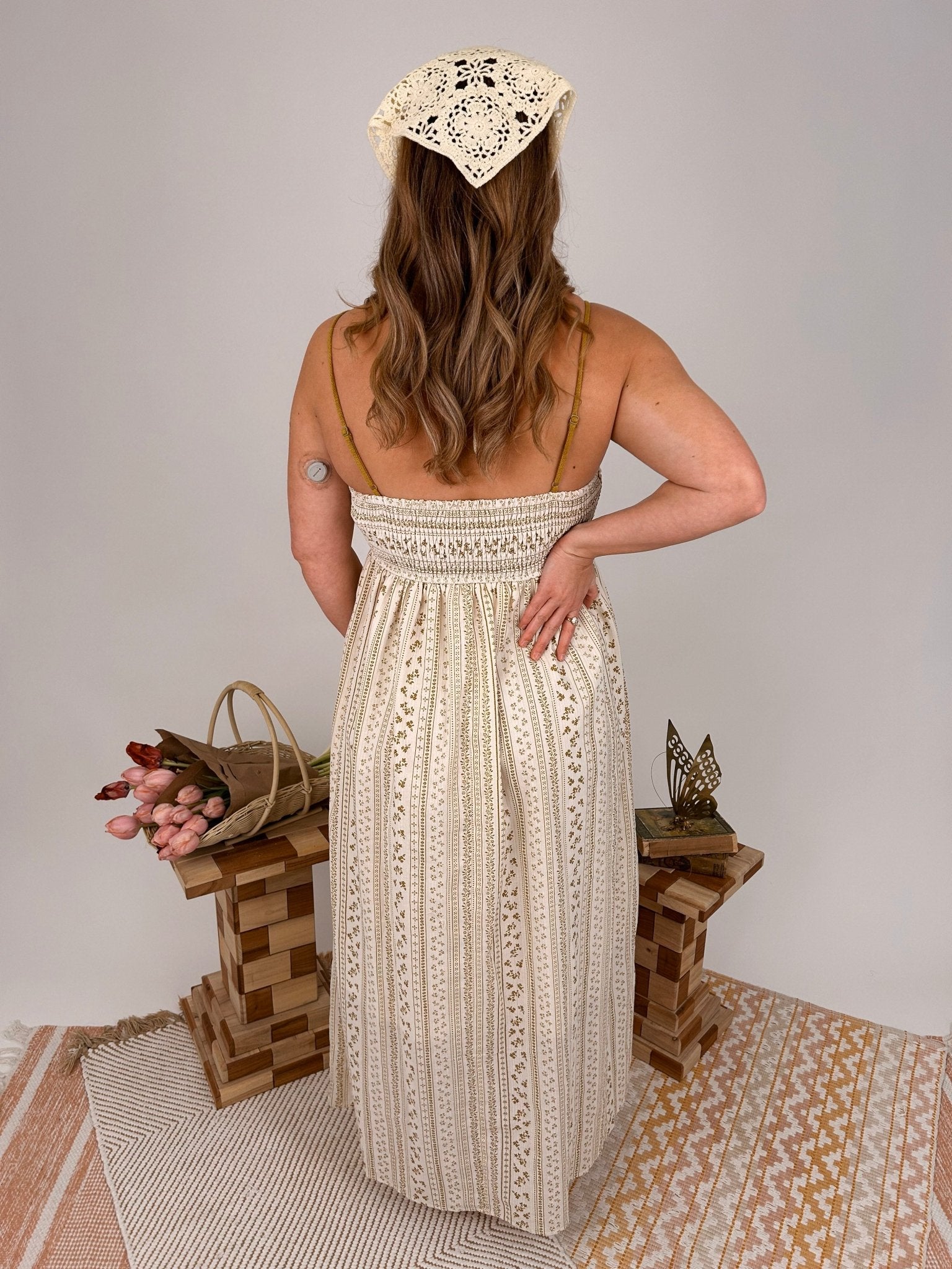 Sweeter Than Honey Crochet Maxi Dress - PAPER DOLL