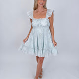 Ella Eyelet Babydoll Mini Dress - PAPER DOLL