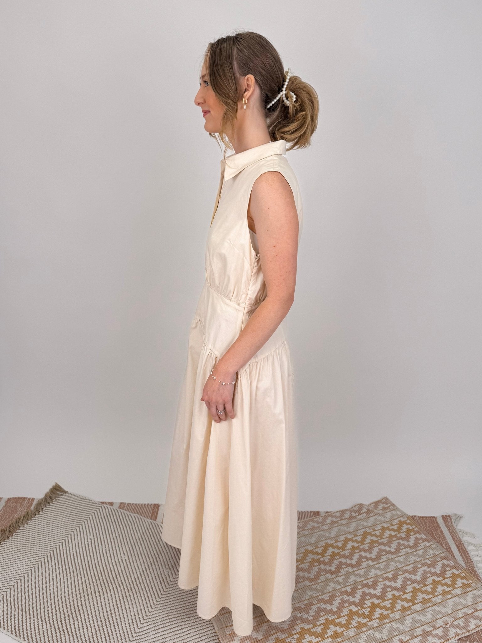 The Beatrice Elevated Midi Dress - PAPER DOLL
