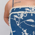 Summer Embroidery Detail Midi Dress - PAPER DOLL
