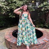 Arabella Flower Print Maxi Dress - PAPER DOLL