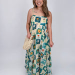 Arabella Flower Print Maxi Dress - PAPER DOLL