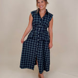 Dorothy Midi Check Dress - PAPER DOLL