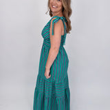 Naomi Stripe Tiered Maxi Dress - PAPER DOLL