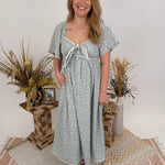 Streets of Joy Floral Midi Dress - PAPER DOLL