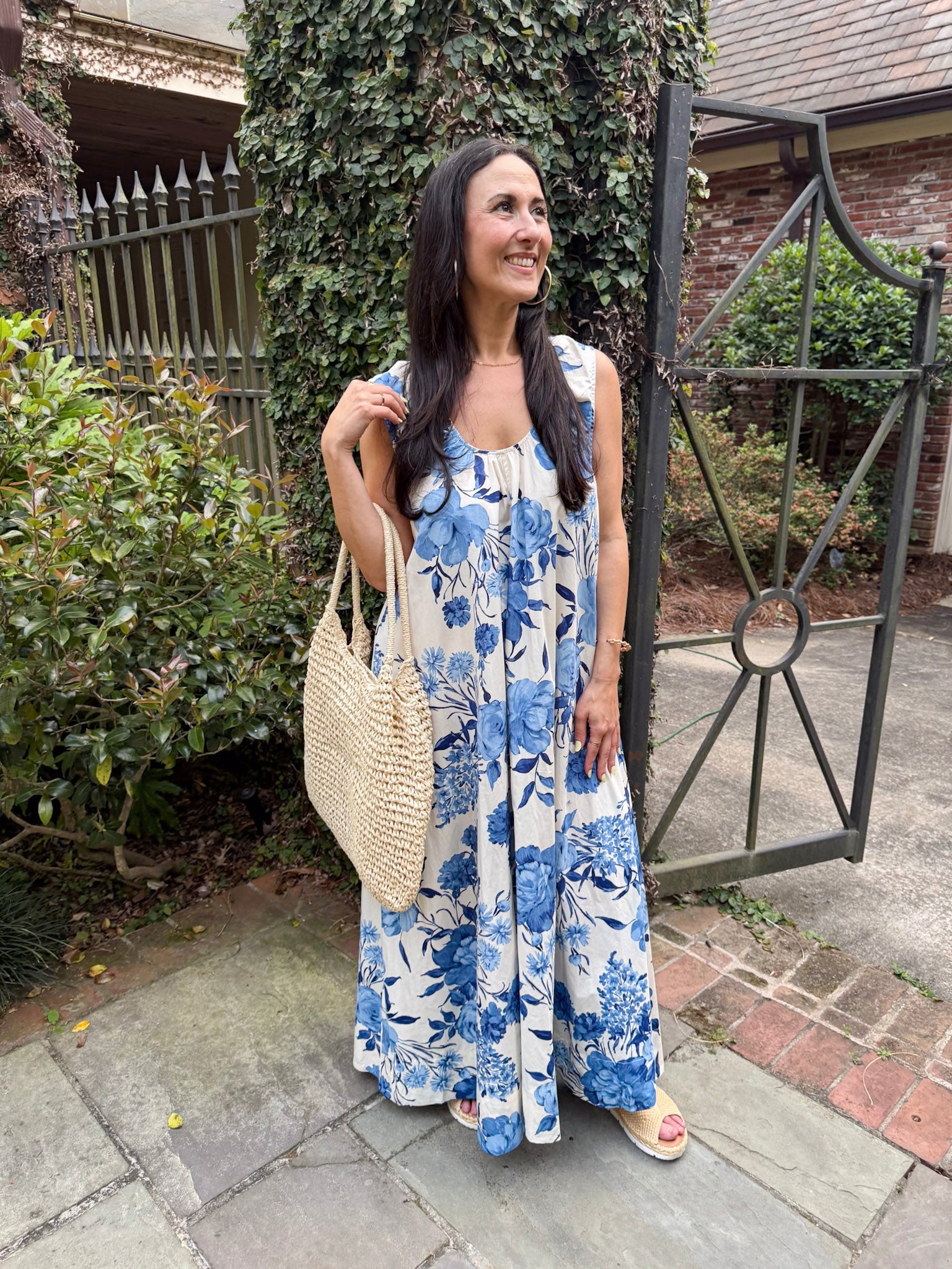 Not A Day Late Floral Maxi Dress - PAPER DOLL