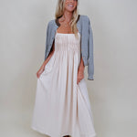 Liv Pintuck Midi Dress - PAPER DOLL
