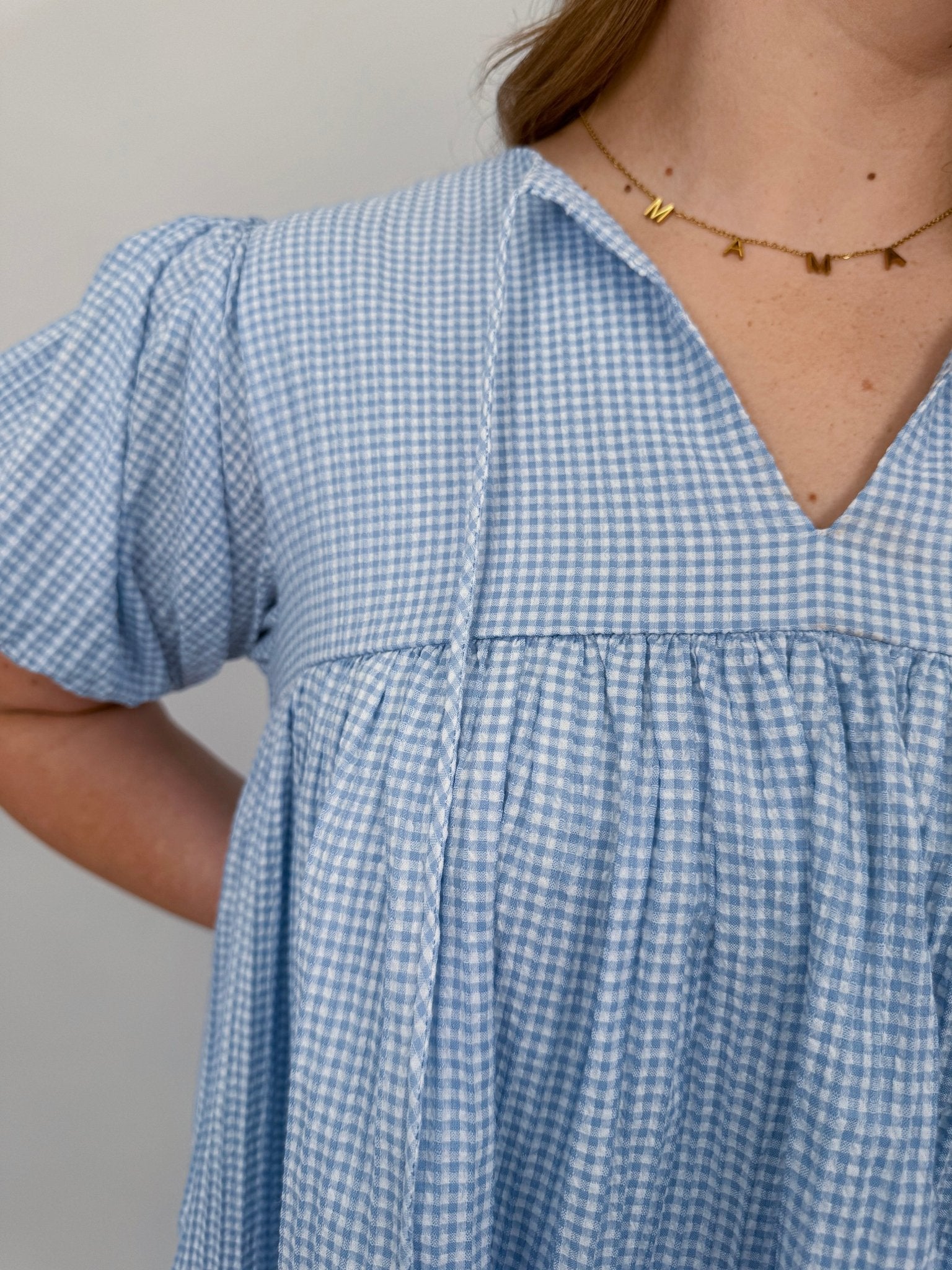 Country Charm Gingham Dress - PAPER DOLL