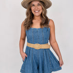Leighton Paneled Romper - PAPER DOLL