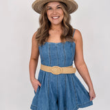 Leighton Paneled Romper - PAPER DOLL