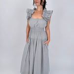 Cheryl Square Neck Midi Dress - PAPER DOLL